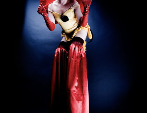 Stilt Walkers Command Attention